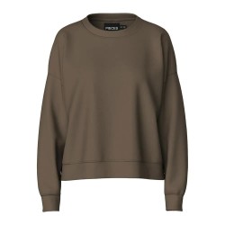 блуза,дамски,блузи,pieces,chilli,sweatshirt,brown,(morel)