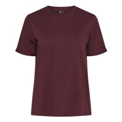 тениска,дамски,тениски,pieces,ria,fold,up,solid,short,sleeve,t,shirt,red,(tawny,port)