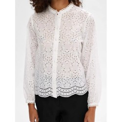 риза,с,дълъг,ръкав,дамски,блузи,дамски,ризи,selected,tatiana,long,sleeve,shirt,white