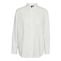 риза,с,дълъг,ръкав,дамски,блузи,дамски,ризи,vero,moda,linn,long,sleeve,shirt,snow,white,(white)