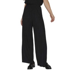 панталони,дамски,панталони,vila,plisa,loose,fit,high,waist,pants,black,beauty,(black)