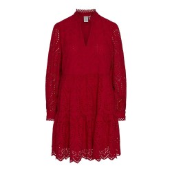рокля,дамски,поли,и,рокли,yas,holi,long,sleeve,dress,salsa,(red)