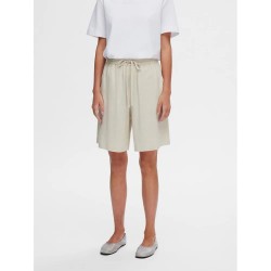 къси,панталони,дамски,панталони,selected,viva,shorts,sandshell,(beige)