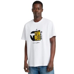 Тениска G-Star Boombox Cartoon Loose short sleeve T-shirt - White (White) тениска,мъжки,тениски,g,star,boombox,cartoon,loose,short,sleeve,t,shirt,white,(white)