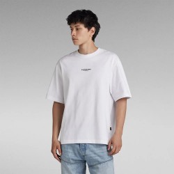 тениска,мъжки,тениски,g,star,center,chest,boxy,short,sleeve,t,shirt,white