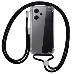 Cool Xiaomi Redmi Note 13 Pro Plus Lanyard phone case 5G - Black (Black) други,аксесоари,cool,xiaomi,redmi,note,13,pro,plus,lanyard,phone,case,5g,black,(black)