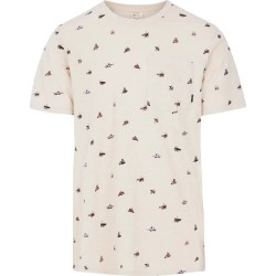 тениска,мъжки,тениски,protest,charel,short,sleeve,t,shirt,beige,(off,white)