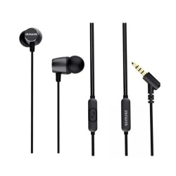 слушалки,слушалки,aiwa,estm,30bk,earphones,black,(black)