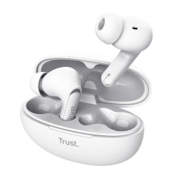 слушалки,слушалки,trust,25172,tws,wireless,earphones,white,(white)