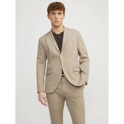 Сако Jack & jones 12242387 blazer - Beige (Travertine / Fit Slim Fit) сако,мъжки,сака,jack,&,jones,12242387,blazer,beige,(travertine,fit,slim,fit)