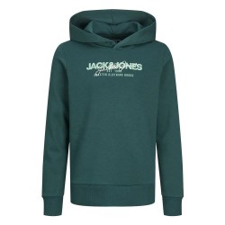 суичър,детски,блузи,jack,&,jones,alvis,hoodie,green,(deep,teal)