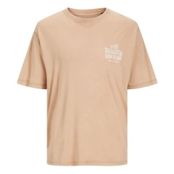 тениска,мъжки,тениски,jack,&,jones,anthony,short,sleeve,t,shirt,beige,(sunburn)