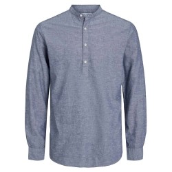 риза,с,дълъг,ръкав,мъжки,ризи,jack,&,jones,blend,long,sleeve,shirt,grey,(faded,denim)