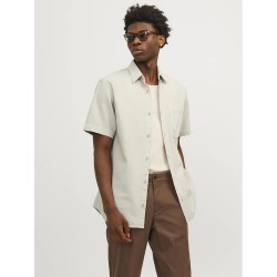 риза,с,къс,ръкав,мъжки,ризи,jack,&,jones,creek,wi,075,short,sleeve,shirt,ecru,(beige)