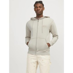 блуза,мъжки,пуловери,jack,&,jones,faded,full,zip,sweatshirt,moonbeam,(beige)