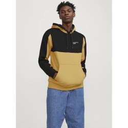 суичър,мъжки,пуловери,jack,&,jones,force,hoodie,yellow,(honey,gold)