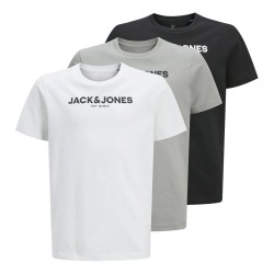 тениска,детски,тениски,jack,&,jones,harry,short,sleeve,t,shirt,3,units,multicolor,(white,pack,w.,alloy+bllack)