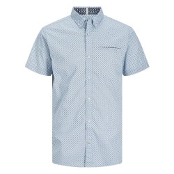 риза,с,къс,ръкав,мъжки,ризи,jack,&,jones,jack,print,short,sleeve,shirt,cashmere,blue,fit,comfort,(blue)