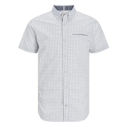 риза,с,къс,ръкав,мъжки,ризи,jack,&,jones,jack,print,short,sleeve,shirt,white,(white,fit,comfort)