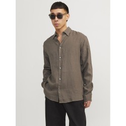 риза,с,дълъг,ръкав,мъжки,ризи,jack,&,jones,lawrence,long,sleeve,shirt,brown