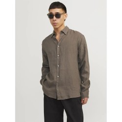 Риза с дълъг ръкав Jack & jones Lawrence long sleeve shirt - Brown (Falcon / Fit Relaxed Fit) риза,с,дълъг,ръкав,мъжки,ризи,jack,&,jones,lawrence,long,sleeve,shirt,brown,(falcon,fit,relaxed,fit)