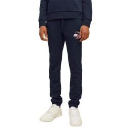 сако,детски,панталони,jack,&,jones,logo,sweat,pants,navy,blazer,print,white,+,marmelade,(blue)