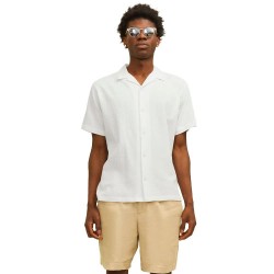 риза,с,къс,ръкав,мъжки,ризи,jack,&,jones,luke,crinkle,short,sleeve,shirt,cloud,dancer,(white)