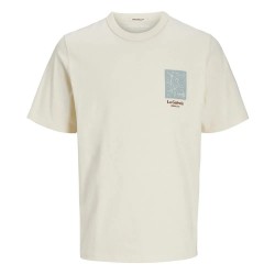 тениска,мъжки,тениски,jack,&,jones,noto,short,sleeve,t,shirt,buttercream,(beige)