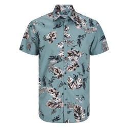 риза,с,къс,ръкав,мъжки,ризи,jack,&,jones,oshua,floral,short,sleeve,shirt,multicolor,(goblin,blue)