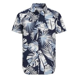 риза,с,къс,ръкав,мъжки,ризи,jack,&,jones,oshua,floral,short,sleeve,shirt,navy,blazer,(multicolor)