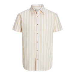 риза,с,къс,ръкав,мъжки,ризи,jack,&,jones,oshua,oxford,short,sleeve,shirt,beige,(apricot,ice)