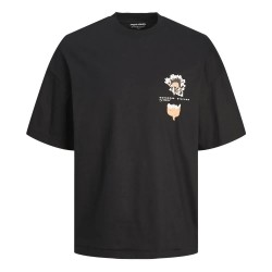 тениска,мъжки,тениски,jack,&,jones,sequoia,graphic,short,sleeve,t,shirt,black
