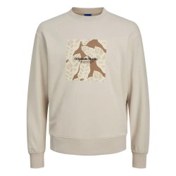 блуза,мъжки,пуловери,jack,&,jones,sequoia,sweatshirt,moonbeam,(beige)