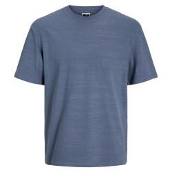 тениска,мъжки,тениски,jack,&,jones,slub,short,sleeve,t,shirt,flint,stone,(blue)