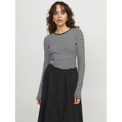 тениска,дамски,тениски,jack,&,jones,stella,jjxx,long,sleeve,t,shirt,vanilla,ice,stripes,black,(blue)