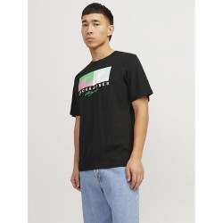 тениска,мъжки,тениски,jack,&,jones,tulum,logo,short,sleeve,t,shirt,black