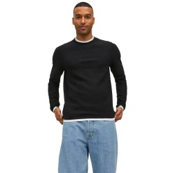 блуза,мъжки,пуловери,jack,&,jones,twinn,sweater,black