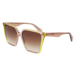 слънчеви,очила,слънчеви,очила,liu·jo,798s,sunglasses,beige,(nude,lime)