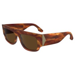 слънчеви,очила,слънчеви,очила,victoria,beckham,666s,woman,sunglasses,striped,blonde,havana,(brown)