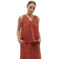 дамски,блузи,дамски,ризи,vero,moda,chris,sleeveless,blouse,barn,red,(red)