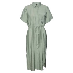 рокля,дамски,поли,и,рокли,vero,moda,iris,short,sleeve,midi,dress,hedge,green,(green)