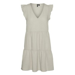рокля,дамски,поли,и,рокли,vero,moda,kita,sleeveless,dress,beige,(silver,lining)