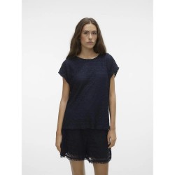 сако,дамски,блузи,дамски,ризи,vero,moda,maya,ava,short,sleeve,blouse,blue,(navy,blazer)