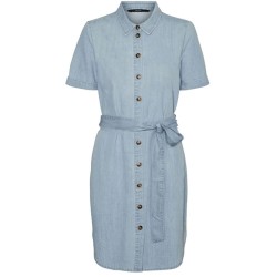рокля,дамски,поли,и,рокли,vero,moda,silvia,short,sleeve,short,dress,blue