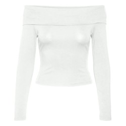 тениска,дамски,тениски,vero,moda,theodosia,long,sleeve,t,shirt,snow,white,(white)