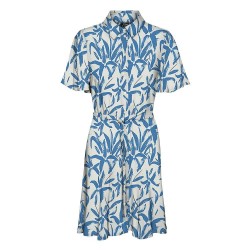 рокля,дамски,поли,и,рокли,vero,moda,zana,short,sleeve,midi,dress,multicolor,(cloud,dancer,aop,ibiza,blue,strokes)