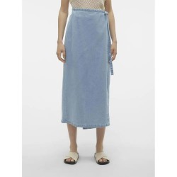 пола,дамски,поли,и,рокли,vero,moda,zinnia,midi,skirt,blue,(light,blue,denim)