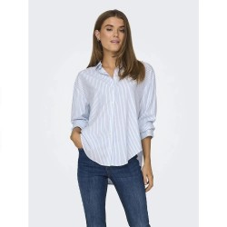 риза,с,дълъг,ръкав,дамски,блузи,дамски,ризи,only,alice,sarah,long,sleeve,shirt,cloud,dancer,stripes,blue,(blue)