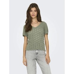 тениска,дамски,тениски,only,becca,life,short,sleeve,v,neck,t,shirt,mermaid,(green)
