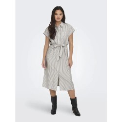 рокля,дамски,поли,и,рокли,only,hannover,sarah,short,sleeve,dress,beige,(cloud,dancer,stripes,walnut)